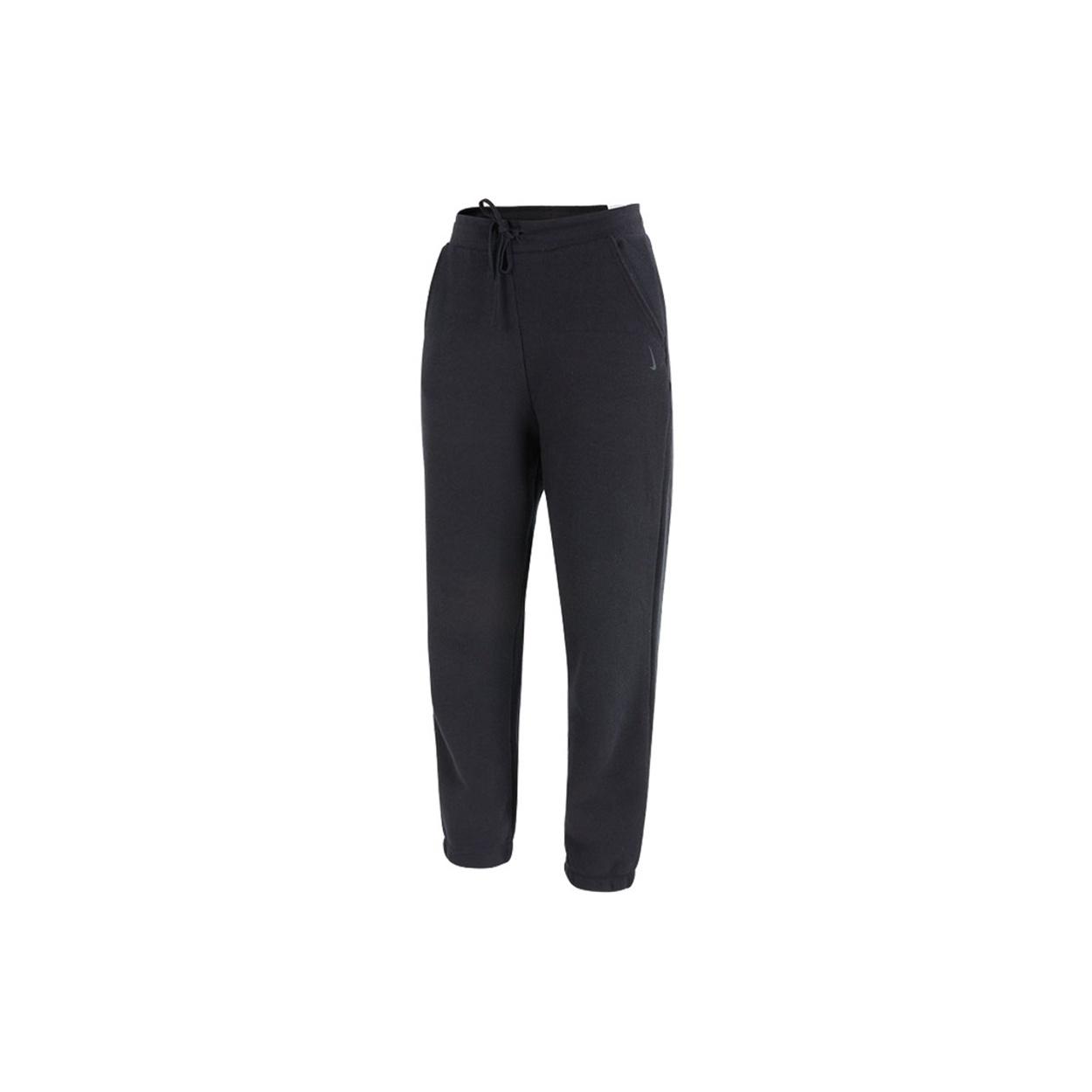 (WMNS) Nike Ny TF Turf Cozy Jggr Athleisure Casual Sports Knit Lacing Long Pants/Trousers Black Women s DD5797-010 M