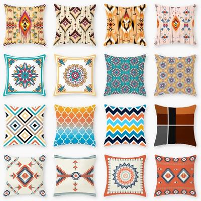 Retro Geometric Nordic Cushion Cover, Cushion Cover for Backrest, Sofa