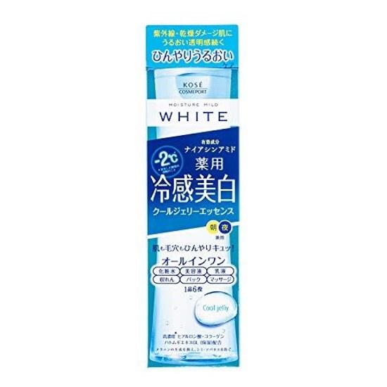 Moisture Mild White Cool Jelly Essence All-in-One 200mL Minus 2C Touch Niacinamide Included Whitening Fragrance-Free KOSE