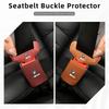 New Car Styling Leather Seat Belt Buckle Protector Lock Cover For E46 E90 E60 F10 E39 F30 E36 F20 E87 E90 E70 E91 E30 G