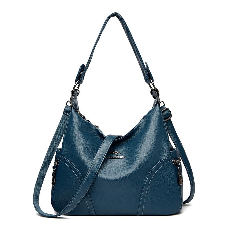 Women's Genuine Soft PU Leather Shoulder Bag Crossbody Large Capacity Women's Bags