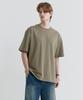 MAGOODGAN Swagver 3596 Horseshoe Oversized Khaki Short Sleeve Tee