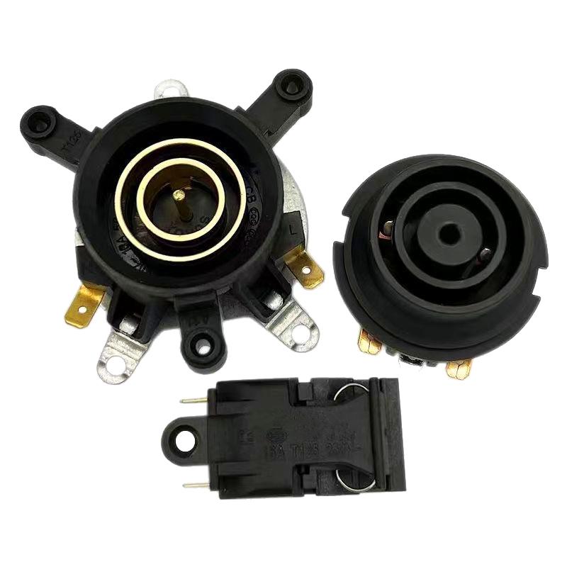 3Pcs/Set Electric Kettle Accessories Base Thermostat Temperature Switch Connector Coupler Socket Household Acessories