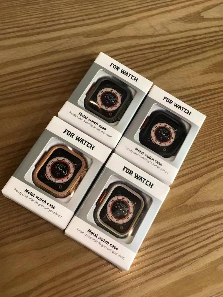Kompatibelt Ultra Metallskal för Apple Watch Series 9 (44/45mm)