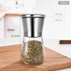 Pepper Grinder Stainless Steel Adjustable Manual Salt and Pepper Mill Durable Grinding Spice Mill Kitchen Tool Grinder Pepper