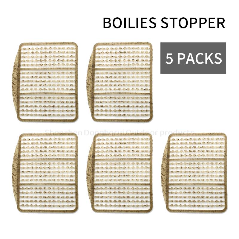 

5 упаковок Аксессуары для карповой рыбалки Стопор для бойлов Изогнутая форма для идеальной посадки бойлов Для карповой рыбалки Приманка Терминальная оснастка