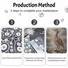 DIY 3D Pearl Diamond Painting Art Set Elegant Bird Floral Landscape Home Decor Art Set Wall Art