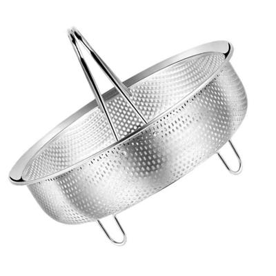 Stackable 304 Nonrust Steel Food Steamer Nontoxic Materials Space Efficient Design Steaming Tool For Home Cooks