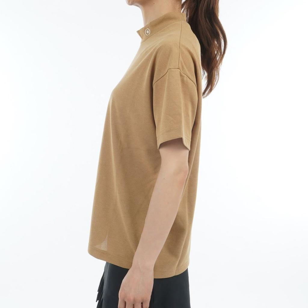 Ping Apparel Short Sleeve High Neck Shirt Golf Size L Women's (Brand Logo) / / 622-5167306 040_Beige,