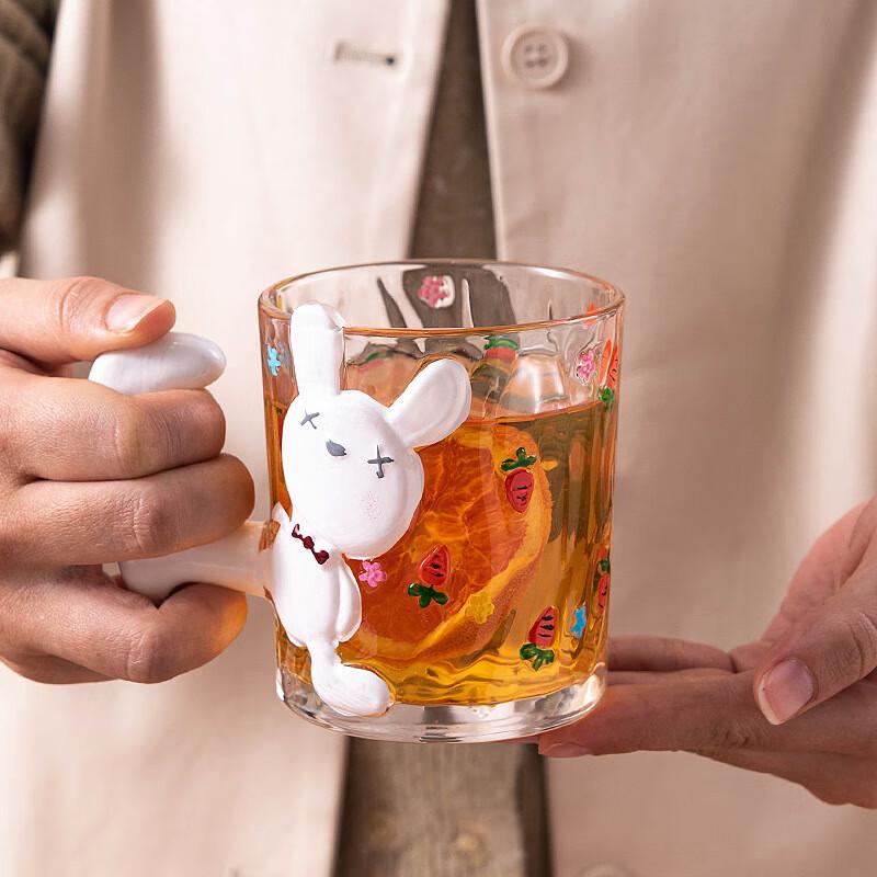 Cute Pet High-Temperature Glass Mug