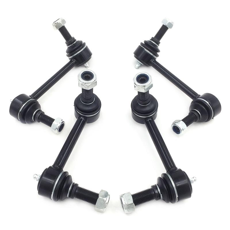 AzbuStag 4Pcs Rear Sway Bar Link for Buick Rainier Saab 9-7X Chevrolet Trailblazer GMC Envoy Isuzu Ascender 2004-2009