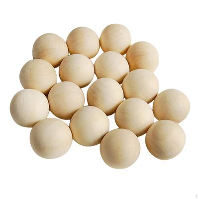 100 pezzi perline di legno rotonde catene palline artigianali distanziatori per la creazione di gioielli - 10 mm