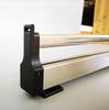 Top-Mounted Telescopic Pull-Out Trouser Rack with Stainless Steel Slide Rails