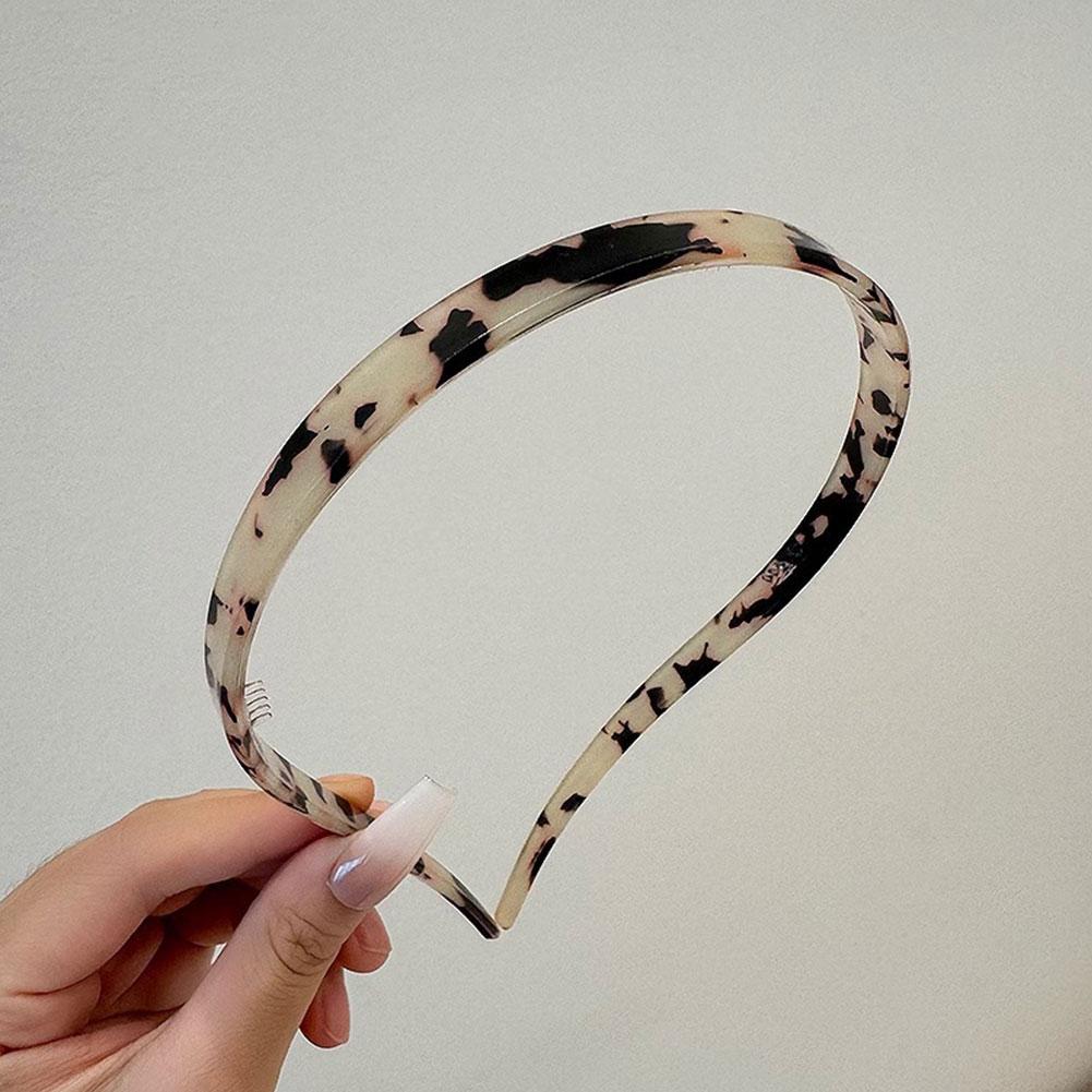 Women Universal Non-Clamping Ear Bone Hairband Summer High-End Elegant Anti-Slip Headband Festival Party Hairband Accessories