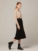 I Holic Cashmere Banded Flare Rib Knit Skirt