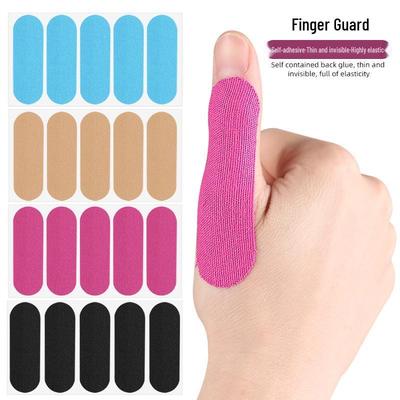 Elastische Fingerschutzpflaster - 5 Stück/Bogen: Anti-Reibungs-Stützband für Daumen und Finger beim Bowling und Sport