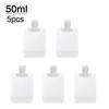 New 5pcs 30ml/50ml/100ml Refillable Travel Boats Empty Cosmetic Container Travel Bottles Liquid Cosmetic Storage Pouches FZP02