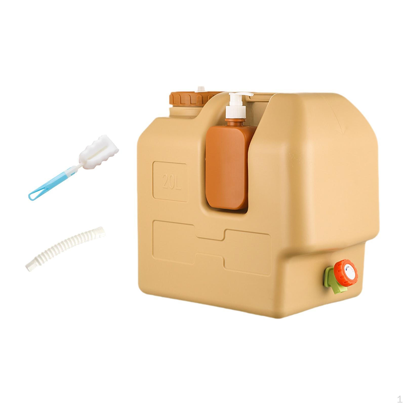 

20L Camping Water Container with Spigot Large Capacity Practical Storage Jug