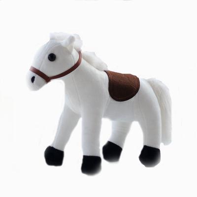 Children Plush Toys for Christmas Birthday Gift Cute Cartoon Simulation White Horse Baby Kid Stuffed Toy