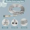 Shower Hose 1.5m/2m Black/Silver/Stainless Steel Shower Head Hose Replacement Handheld Shower Hose Accessories