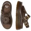 Dr. Martens Dunnet Leather Elegant Fashion One-Strap Sandals Women sandals Brown 40526200