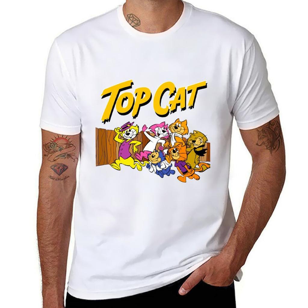 Top Cat- Limited Edition | Perfect Gift T-Shirt Boys Animal Print Korean Fashion Sports Fans T Shirts Men