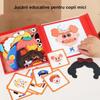 WANDAVICTA® Magnetisches Puzzle mit Charakteren, 53 Teile, Aufbewahrungsbox, Lernspielzeug für Kinder ab 3 Jahren