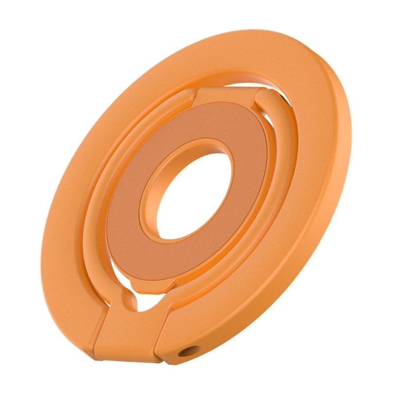 Folding Phone Grip Holder With Double Side Magnet Cellphone Stand For Multi Surfaces Mounting Finger Looped