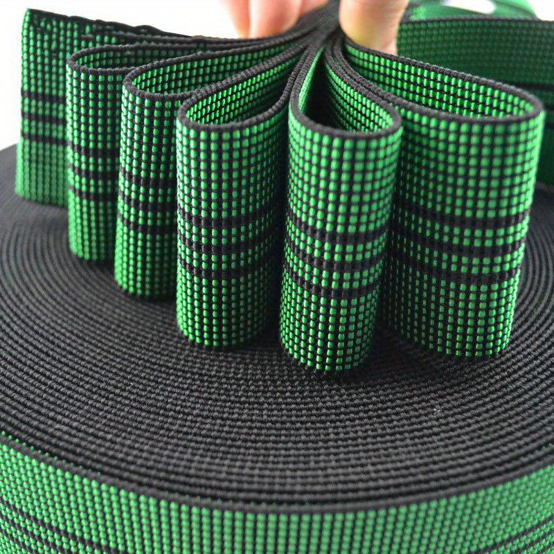 1PC Upholstery Elastic Cord Green Furniture Elastic Straps Heavy Duty Sofa Support Strapping Elastic Webbing