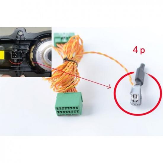 Car Center Speaker Adapter Cable for Volvo 16 Pin and 4 Hole Speaker Wiring