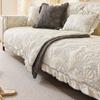 New High-End Embroidery French Retro Embroidery Cotton Sofa Cushion Back Towel Sofa Cover Cloth Machine Wash