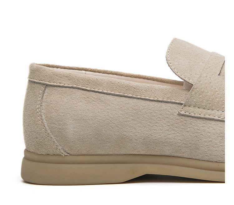 Men's Premium Suede Leather Loafers: 2025 Summer Slip-On Casual & Business Driving Shoes