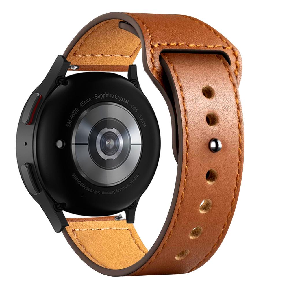 20mm 22mm Band For Samsung Galaxy watch 4/7/5 Pro/6/classic/Gear s3 40mm 44mm Leather bracelet correa Huawei GT/2e/3/4/5 straps