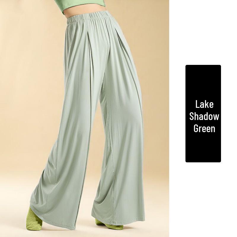 Dámské široké taneční kalhoty pro všechna roční období - Klasické a moderní styly, Tvarující postavu, Ideální pro trénink