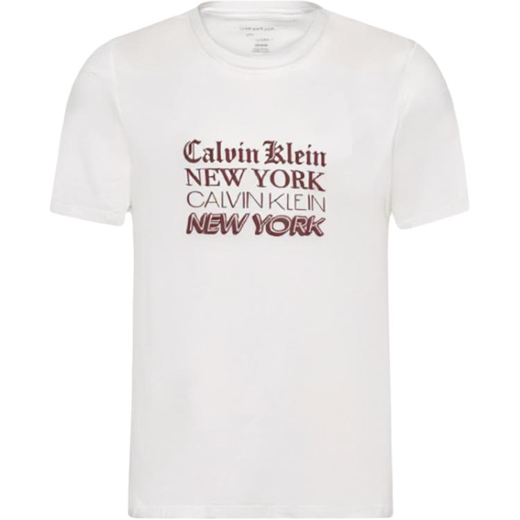 Calvin Klein Jeans Comfortable Casual Round Neck Short Sleeve T-Shirt Men Tops White 8RB821G-110 L 3809₽