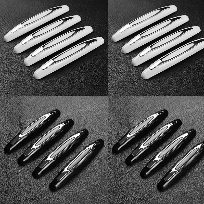 4/8/16Pcs Car Door Protector Guard Strip Scratch Protector Car Rubber Bumper Stickers Auto Door Edge Protection Car Decoration Interior Mirrors 6