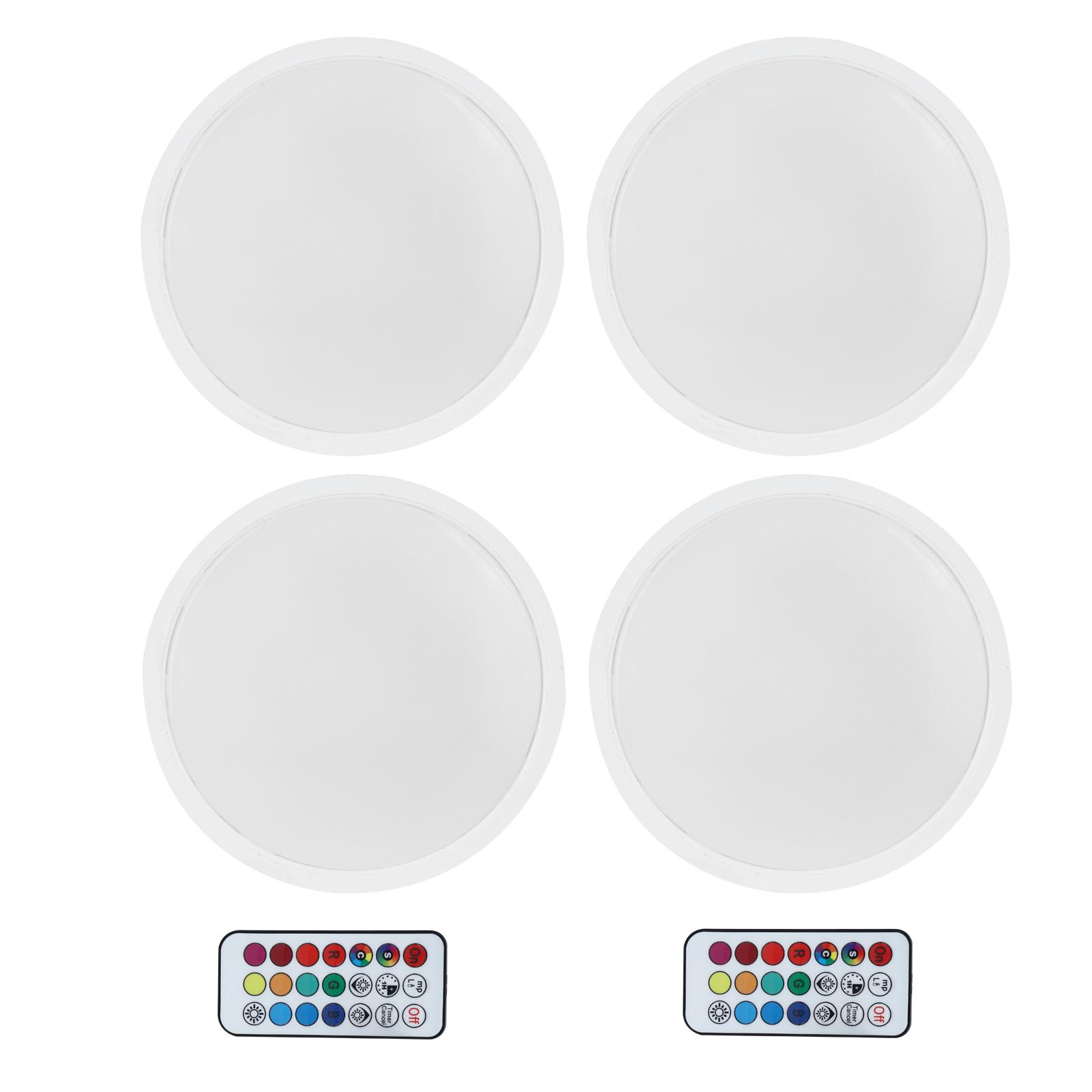 

3W RGB Color Changing LED Spotlight Bulb with Remote Control for Bedroom Corridor Hotel Bar 85265V(GU10 RVB blanc chaud)