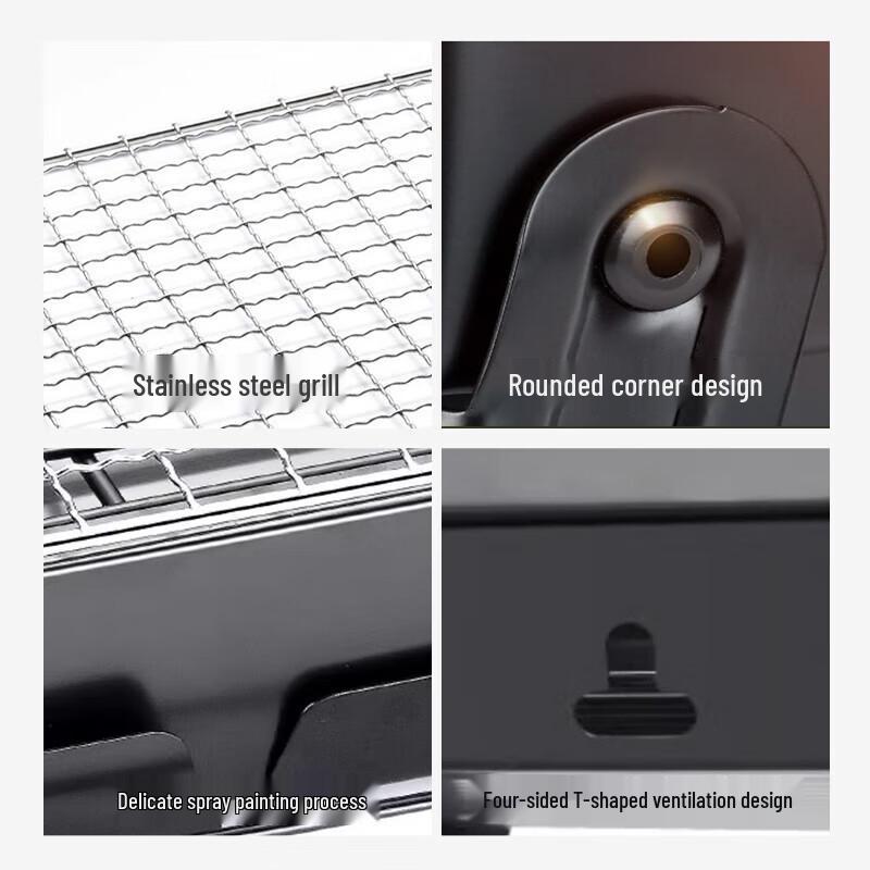 Hanle Meitu Foldable Charcoal BBQ Grill