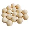 100 Pack Natural Wood Beads Wooden for DIY Macrame Jewelry Making Loose Charms And Crafting