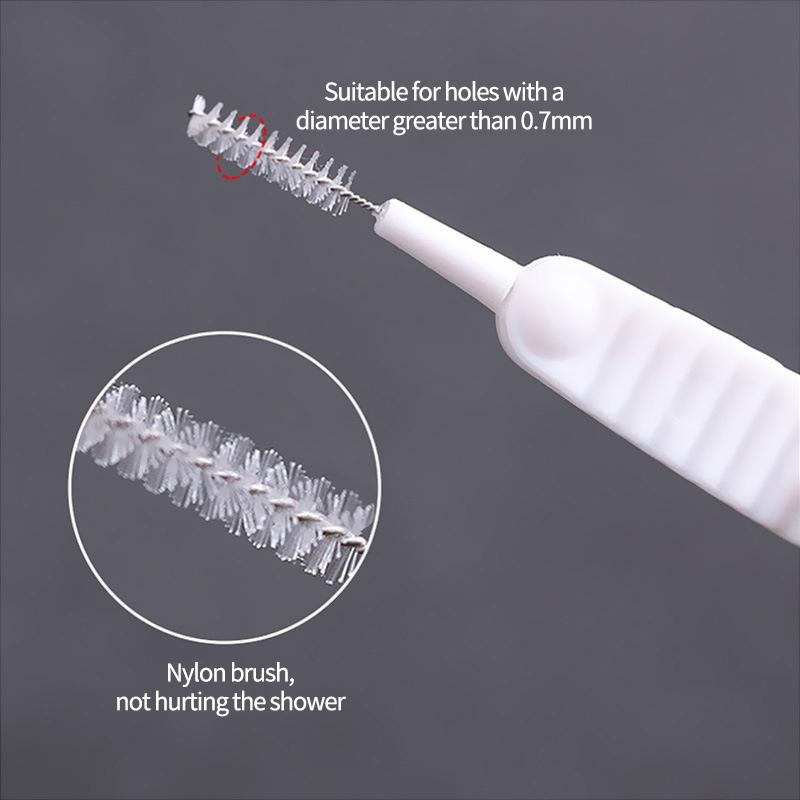1/10/20pcs Household Shower Cleaning Brush Bathroom Shower Head Cleaner Showerhead Nozzle Hole Gap Blockage Cleaning Tool