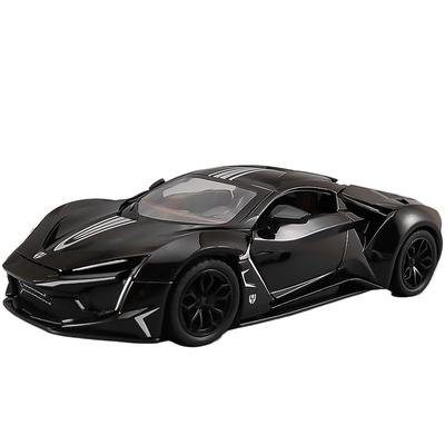1/24 Lykan Hypersport Legierung Sportwagen Modell Druckguss Metall Rennfahrzeug Auto Modell Simulation Ton und Licht Kinderspielzeug Geschenk