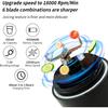 Portable Blender for Shakes and Smoothies with 20 Oz Travel Cup and Lid, Mini Personal Size Blender with 6 Blades and USB Rechargeable for Gym,
