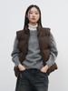 Generalidea Unisex Nylon Padded Vest [Brown] / Sbe3U08009