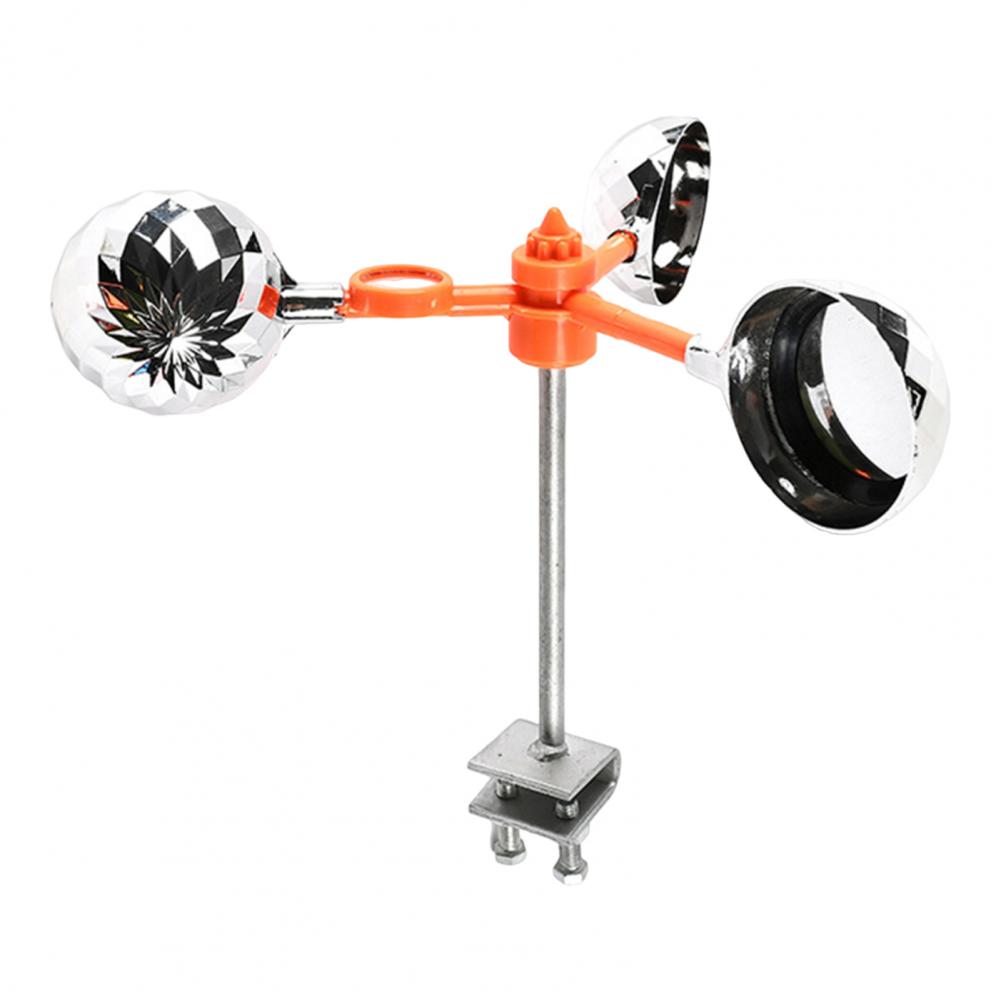 Простая установка Отпугиватель птиц Отпугиватель птиц Отпугиватель для улицы Отражающий отпугиватель птиц с металлическим шестом для голубей Безопасный