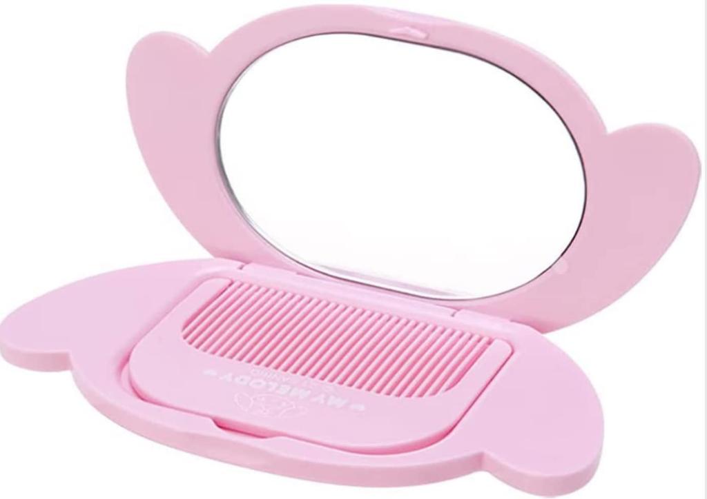Sanrio My Melody Mirror Comb Set 979261 Face-Shaped &