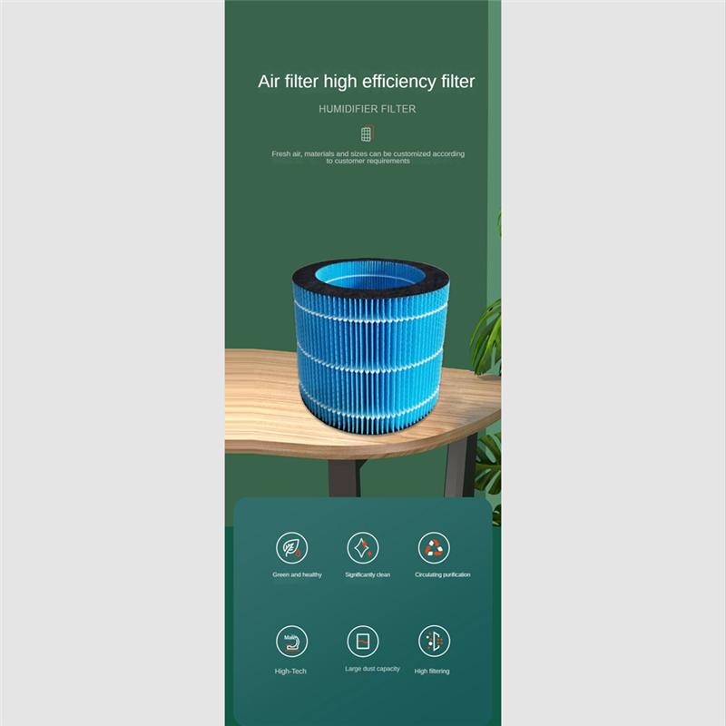 2PCS HEPA Filter Replacement Parts for Philips FY3446/30 HU3915/HU3916/HU3918/HU2716/HU2718 Air Purifier Accessories