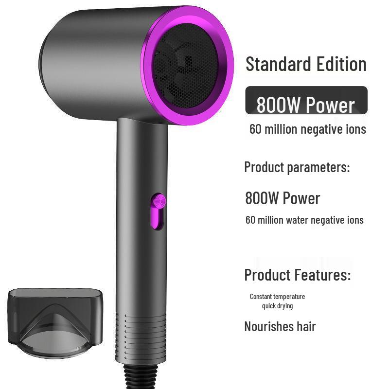 High Power Blue Light Negative Ion Hair Dryer for Home or Dorm