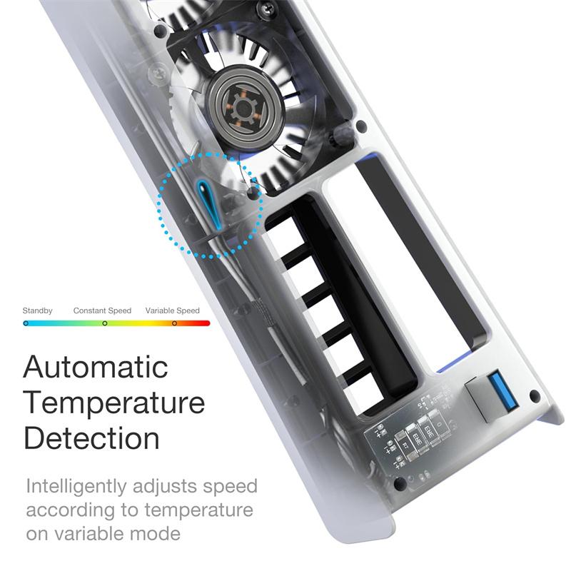 Cooling Fan For Ps5 Pro Intelligent Temperature Control Low Noise Fan For Ps5 Pro Disc & Digital Edition