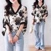 Korean Fashionable Loose Short-sleeved T-shirt for Women Versatile Top for Summer