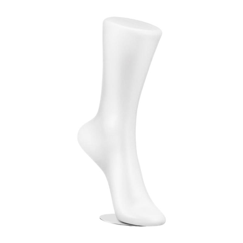 Realistic Female Foot Model Magnetic Bottom Mannequin Leg Shop Exhibition Display Tool for Socks Ankle Bracelets Jewelry